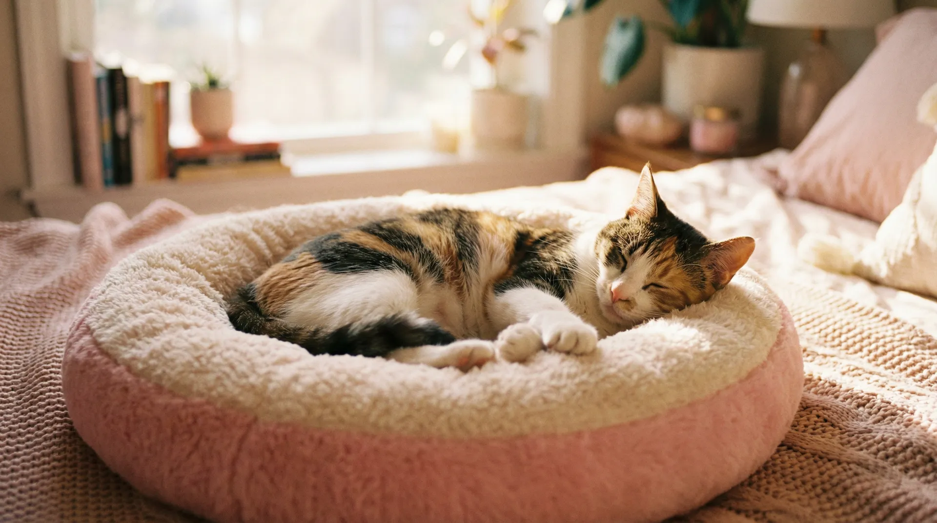 三花猫安静入睡 - 欧美大片